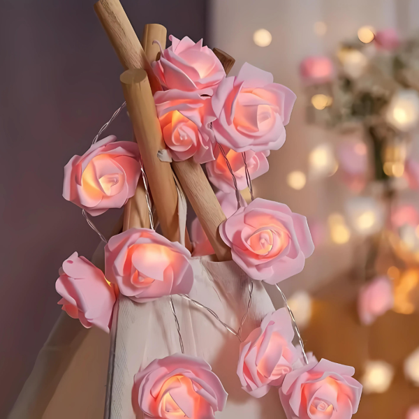 Guía de rosas con luz LED de 6 mtrs - Imagen 2
