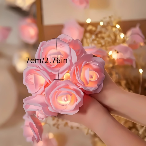 Guía de rosas con luz LED de 6 mtrs - Imagen 8