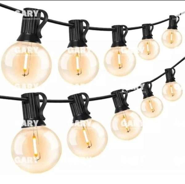 Guirnalda de luces vintage de 15 mts con 25 focos - Imagen 3